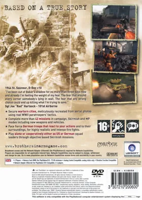 Brothers in Arms - Earned in Blood box cover back